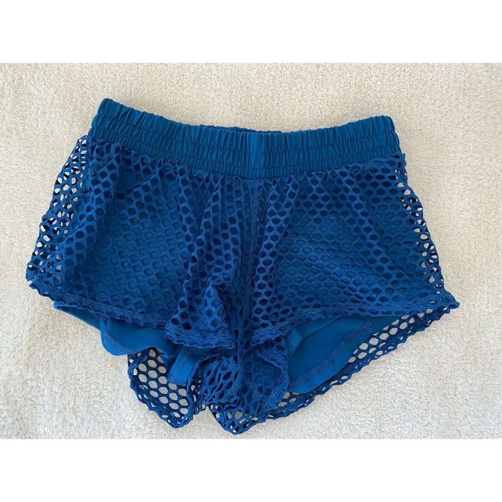 POPFLEX Active Secret Run Shorts in Indigo